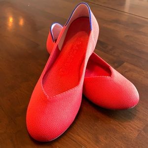 Like new Rothy’s Red Flats